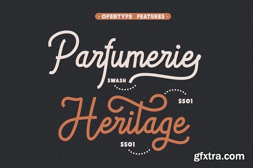 Gasoline - Monoline Vintage Script Font