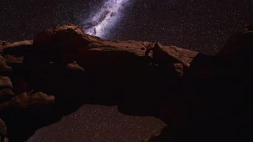 Videohive - Amazing Milky Way Over Monument Valley - 36336367 - 36336367