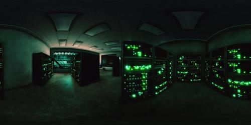 Videohive - VR360 Network Server Room with Computers for Digital Tv Ip Communications - 36343696 - 36343696