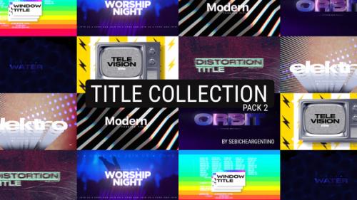 Videohive - Title Collection Pack 2 - 36377982 - 36377982