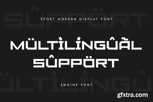 Engine - Sport Modern Font