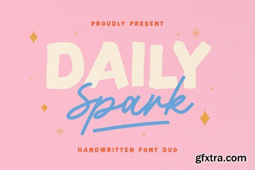 Daily Spark - Handwritten Font Duo