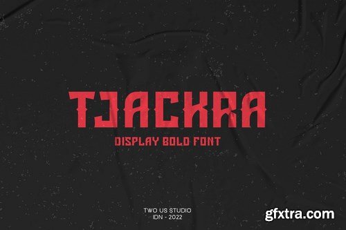 Tjackra - Display Typeface