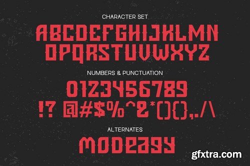 Tjackra - Display Typeface