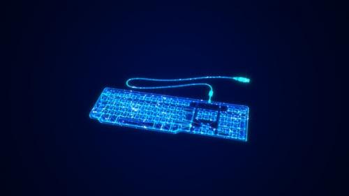 Videohive - Keyboard 3D Hologram - 36379735 - 36379735