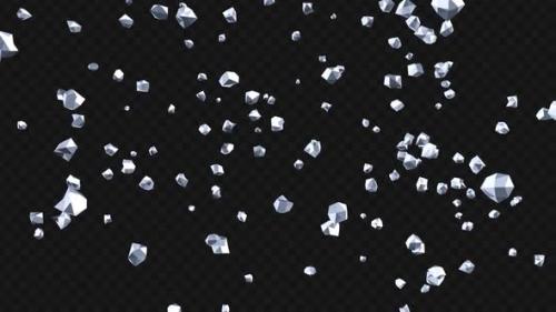 Videohive - Diamonds Alpha Channel Loop - 36390714 - 36390714