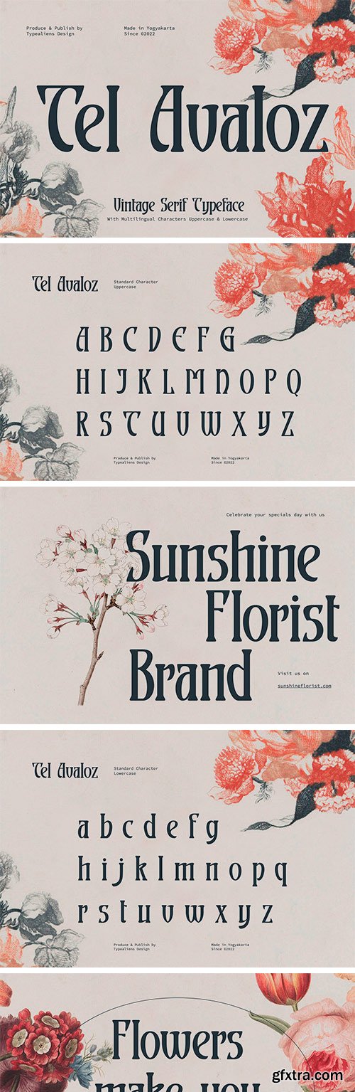 Tel Avaloz Typeface