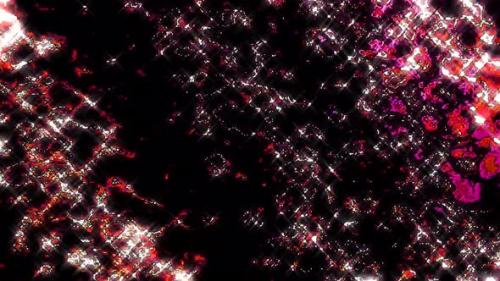 Videohive - line wave motion, color red, on a black background - 36395114 - 36395114