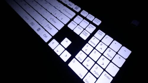 Videohive - Illuminated Computer Keyboard - 36395944 - 36395944