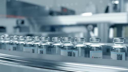 Videohive - Vaccine Mass Production in Laboratory - 36396014 - 36396014