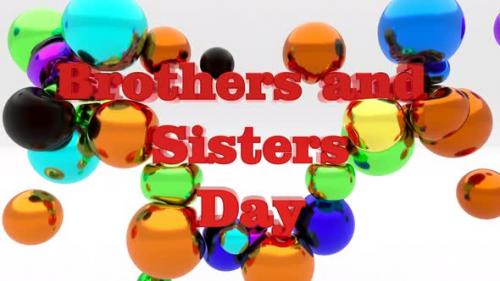 Videohive - Brothers and Sisters Day Metal Soft Color Balls - 36318317 - 36318317