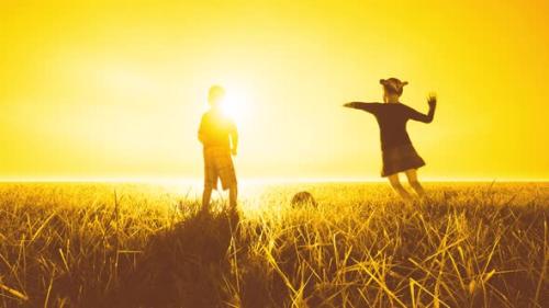 Videohive - Brothers and Sisters Day Summer Vacation Sunset Yellow Nature Landscape - 36318326 - 36318326