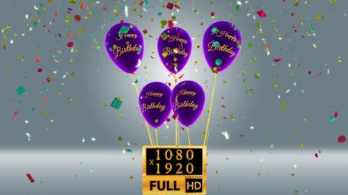 Videohive - Birthday Balloon - 36359547 - 36359547