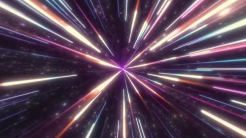 Videohive - Lines Of Light In Space - 36359833 - 36359833