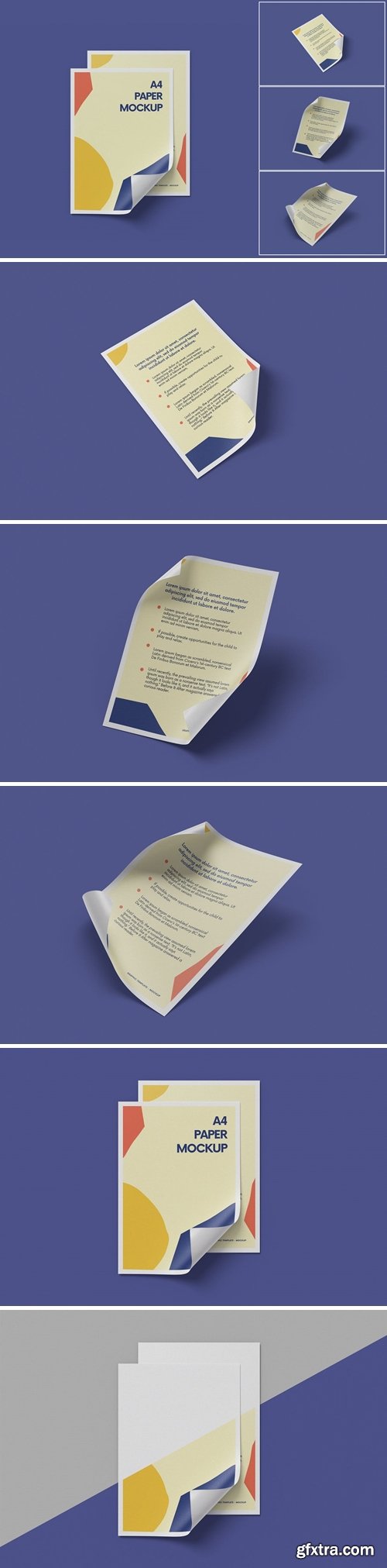 A4 Paper / Flyer Mockup