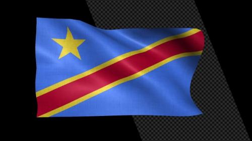 Videohive - Congo Democratic Republic Flag - 36378390 - 36378390