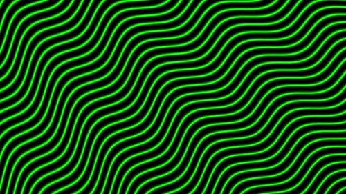 Videohive - Green color wavy line animated motion background. A 153 - 36378398 - 36378398