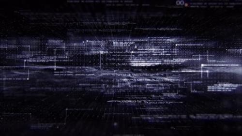 Videohive - Cryptocurrency Blockchain Matrix Simulation 07 - 36317884 - 36317884