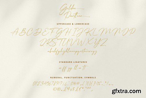 Golden Partline Font