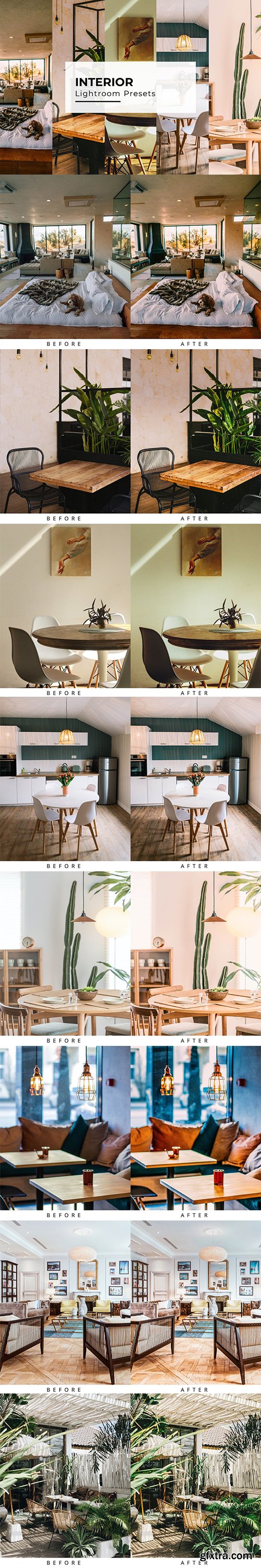 CreativeMarket - 10+ Interior Lightroom Presets 6902809