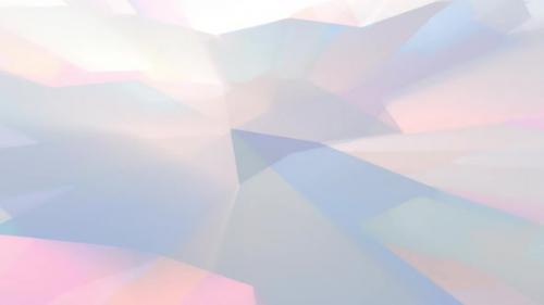 Videohive - a dynamic background of randomly moving geometric shapes, made in a cool color key - 36398509 - 36398509