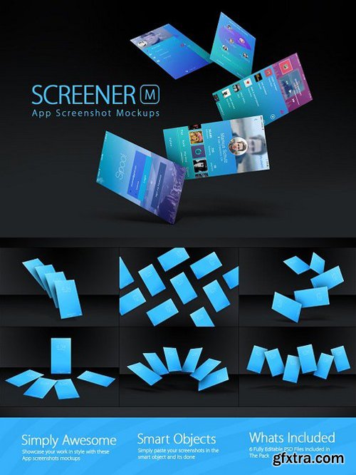 App Screenshot Showcase Mockups