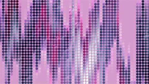 Videohive - Background of moving vertical dots with colorful gradients - 36407075 - 36407075