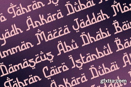 Holy Month - Arabic Display Font