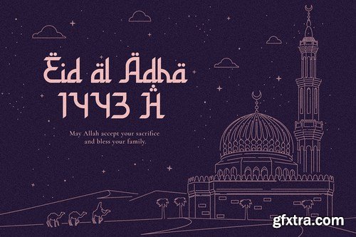 Holy Month - Arabic Display Font