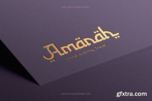 Holy Month - Arabic Display Font