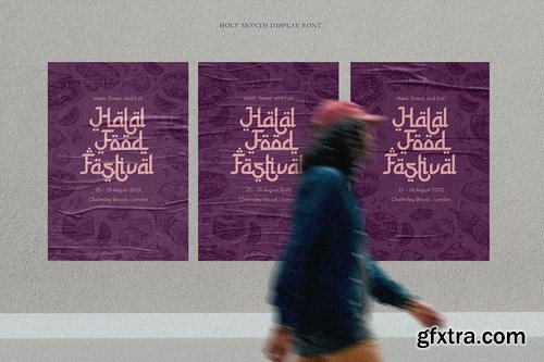 Holy Month - Arabic Display Font