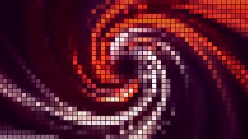 Videohive - Pixel image of rotating galaxy - 36407081 - 36407081