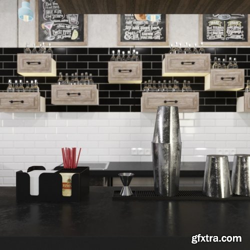 Cgtrader - Bar counter