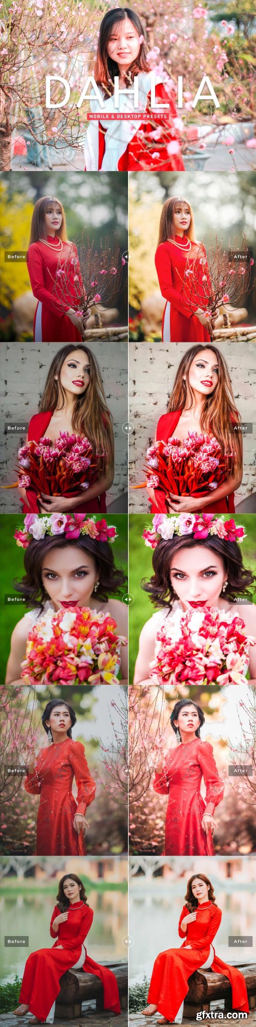 CreativeMarket - Dahlia Pro Lightroom Presets 6929653