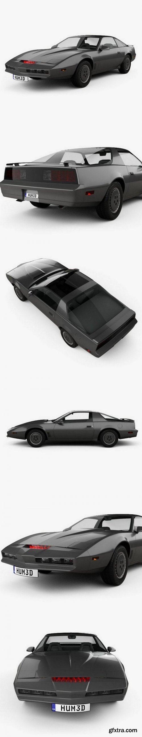 Pontiac Firebird KITT 1982 3D Model