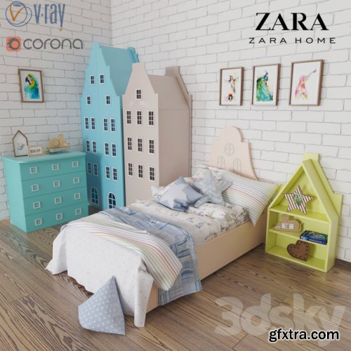 Set of furniture and bedding Amsterdam Zara Home