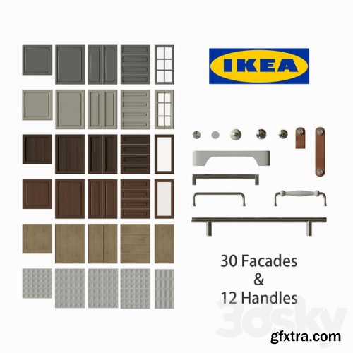 Facades and handles IKEA