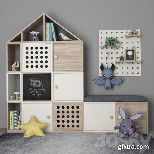 Furniture for children's room with decor 10