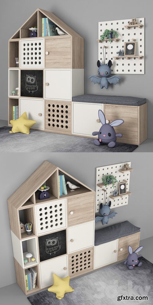 Furniture for children's room with decor 10