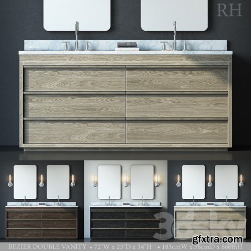 BEZIER DOUBLE VANITY