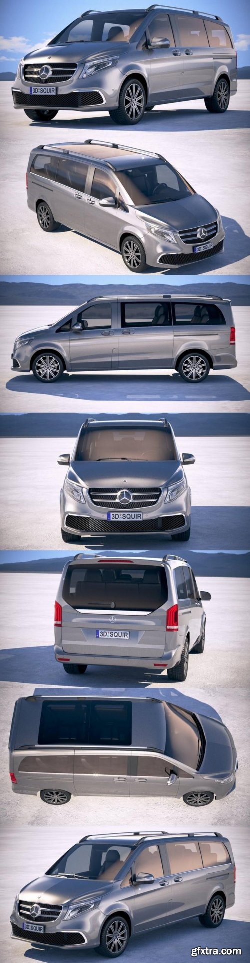 Mercedes-Benz V-Class 2020 3D Model