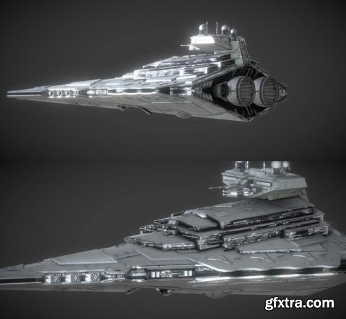 Victory-Class Star Destroyer 3D Model