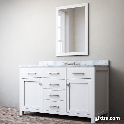 Hutton single extra-Wide vanity 