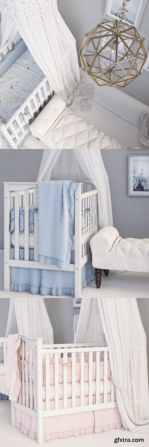 Pottery barn kids Kendall convertible crib