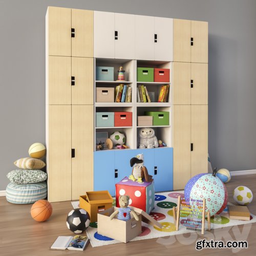 Modular furniture, accessories and toys IKEA set 3