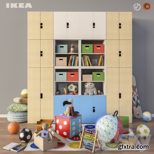 Modular furniture, accessories and toys IKEA set 3