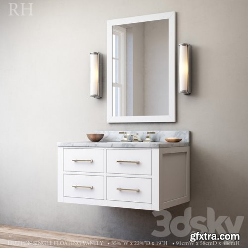 HUTTON SINGLE FLOATING VANITY