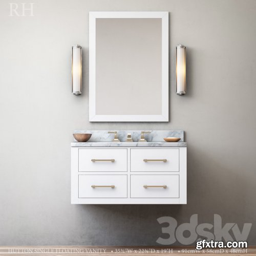 HUTTON SINGLE FLOATING VANITY