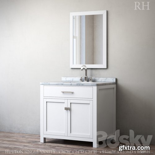 Hutton single vanity