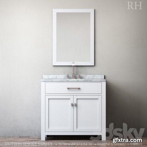 Hutton single vanity